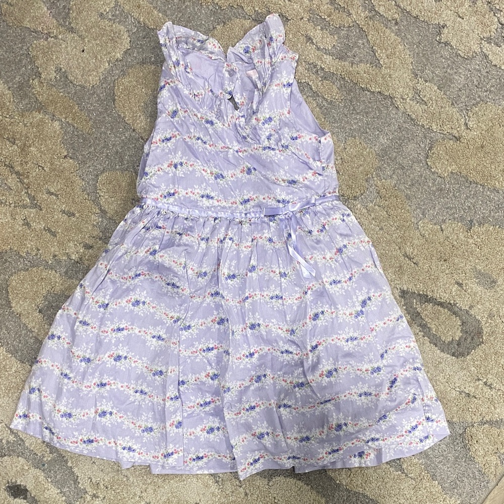 Janie and Jack Lavender Floral Dress